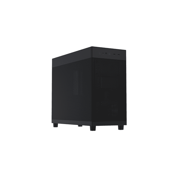 ASUS Prime AP303 Black Edition Mesh-Panel 44-Liter ATX PC case, structural GPU bracket, 360mm radiator support, 180mm ATX PSU's, 20Gbps USB Type-C