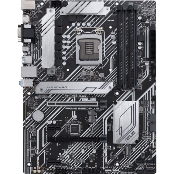 ASUS Prime B560-PLUS Desktop Motherboard - Intel Chipset - Socket LGA-1200 - Intel Optane Memory Ready - ATX