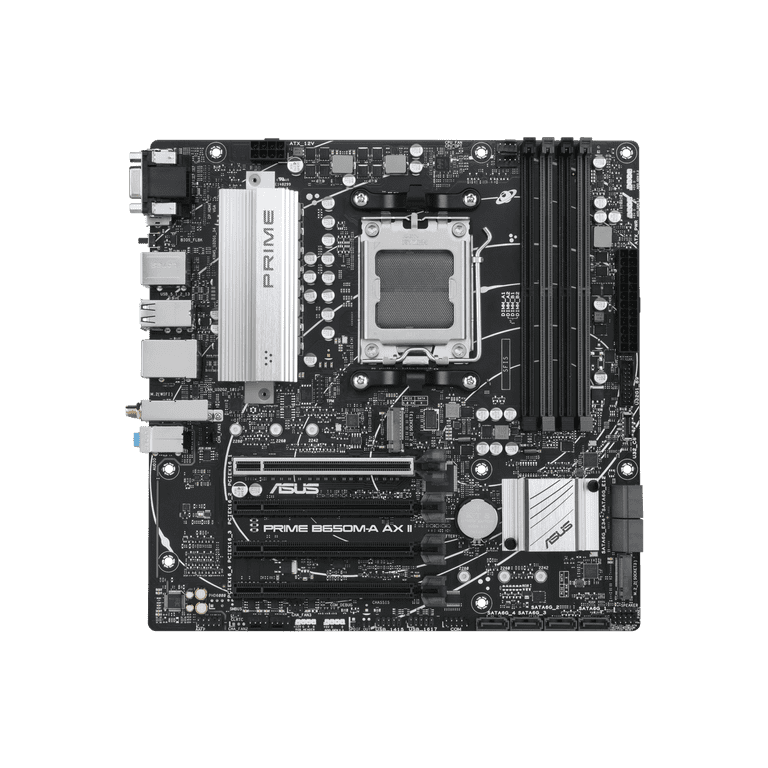 ASUS Prime B650M-A AX II Gaming Motherboard, AMD B650 Socket AM5