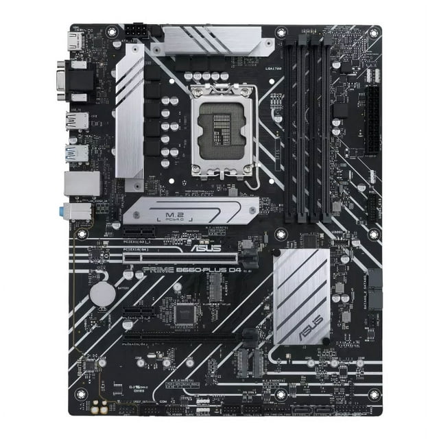 ASUS Prime B660-PLUS D4 LGA 12th Gen ATX Motherboard, Black