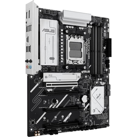 ASUS Prime B850-PLUS WiFi AMD AM5 AMD B850 ATX Motherboard, DDR5, PCIe 5.0 Ready, 3X M.2, Wi-Fi 6E, 2.5Gb LAN, DisplayPort, HDMI™, USB 10Gbps Type-A & Type-C