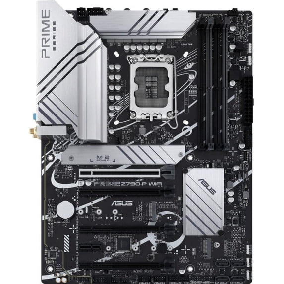 ASUS Prime Z790-P WiFi LGA 1700(Intel 14th & 13th &12th Gen) ATX motherboard (PCIe 5.0,DDR5,14+1 Power Stages,3x M.2,WiFi 6,Bluetooth v5.2,2.5Gb LAN,front panel USB 3.2 Gen 2 Type-C,Thunderbolt™ 4(USB