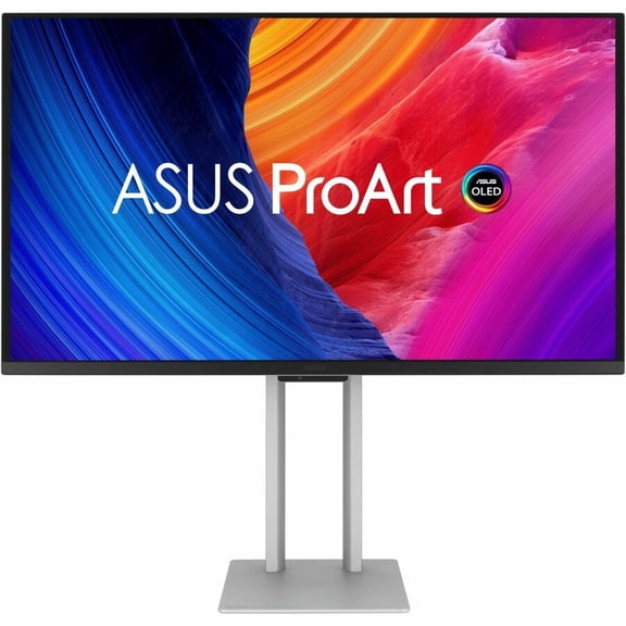 Asus ProArt PA27UCDMR 27" Class 4K UHD OLED Monitor - 16:9 - 26.5" Viewable - Quantum Dot OLED - 3840 x 2160 - 1073.7 Million Colors (10-bit) - Adaptive Sync - 250 Nit - 0.10 ms - 240 Hz Refresh Ra...