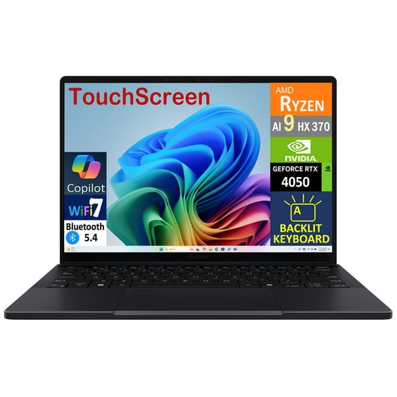 ASUS ProArt PX13 AI Gaming 2-in-1 Laptop 13.3in Touchscreen AMOLED 2.8K Display (AMD Ryzen AI 9 HX 370, 32GB LPDDR5X, 1TB SSD, Backlit KB, WiFi 7, Webcam, Bluetooth 5.4, Win 11 Home)