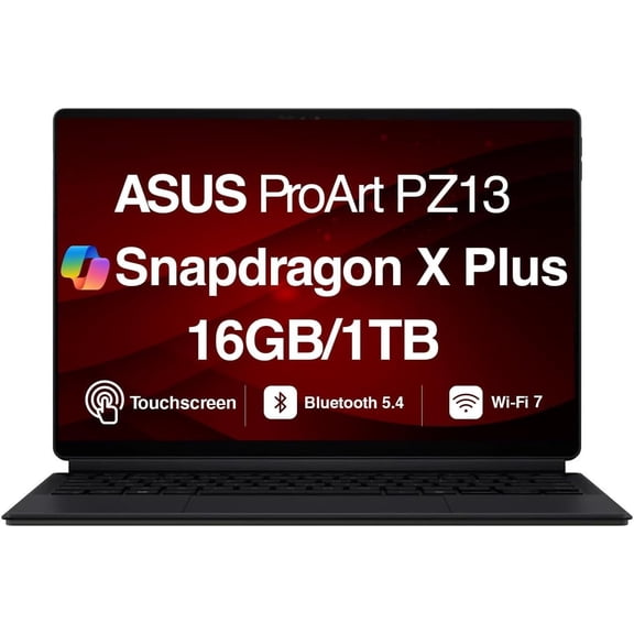ASUS ProArt PZ13 AI 2-in-1 Laptop 13.3" Touch AMOLED, Snapdragon X Plus X1P-42-100, 16GB/1TB, Win11H