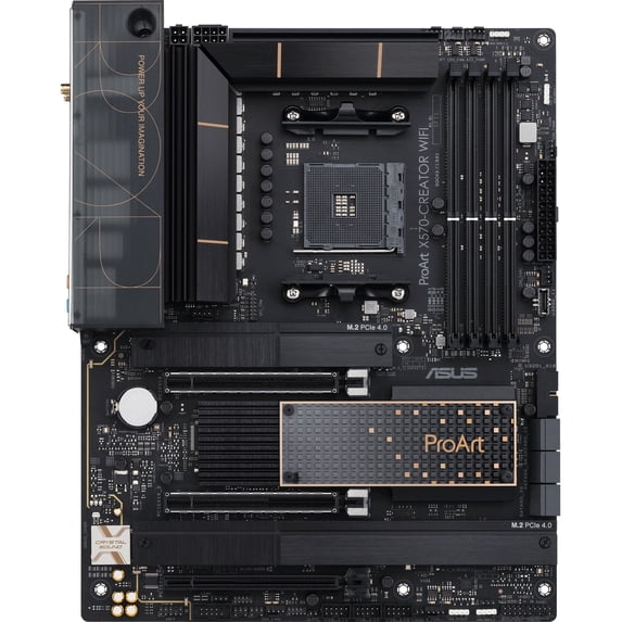 ASUS ProArt X570-CREATOR WIFI Desktop Motherboard - AMD Chipset - Socket AM4 - ATX