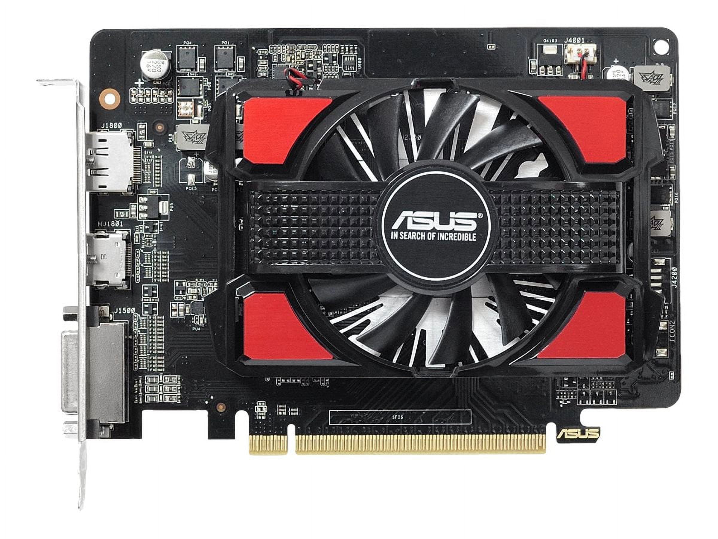 ASUS R7250-2GD5 - Graphics card - Radeon R7 250 - 2 GB GDDR5 - PCIe 3.0 - DVI, HDMI, DisplayPort