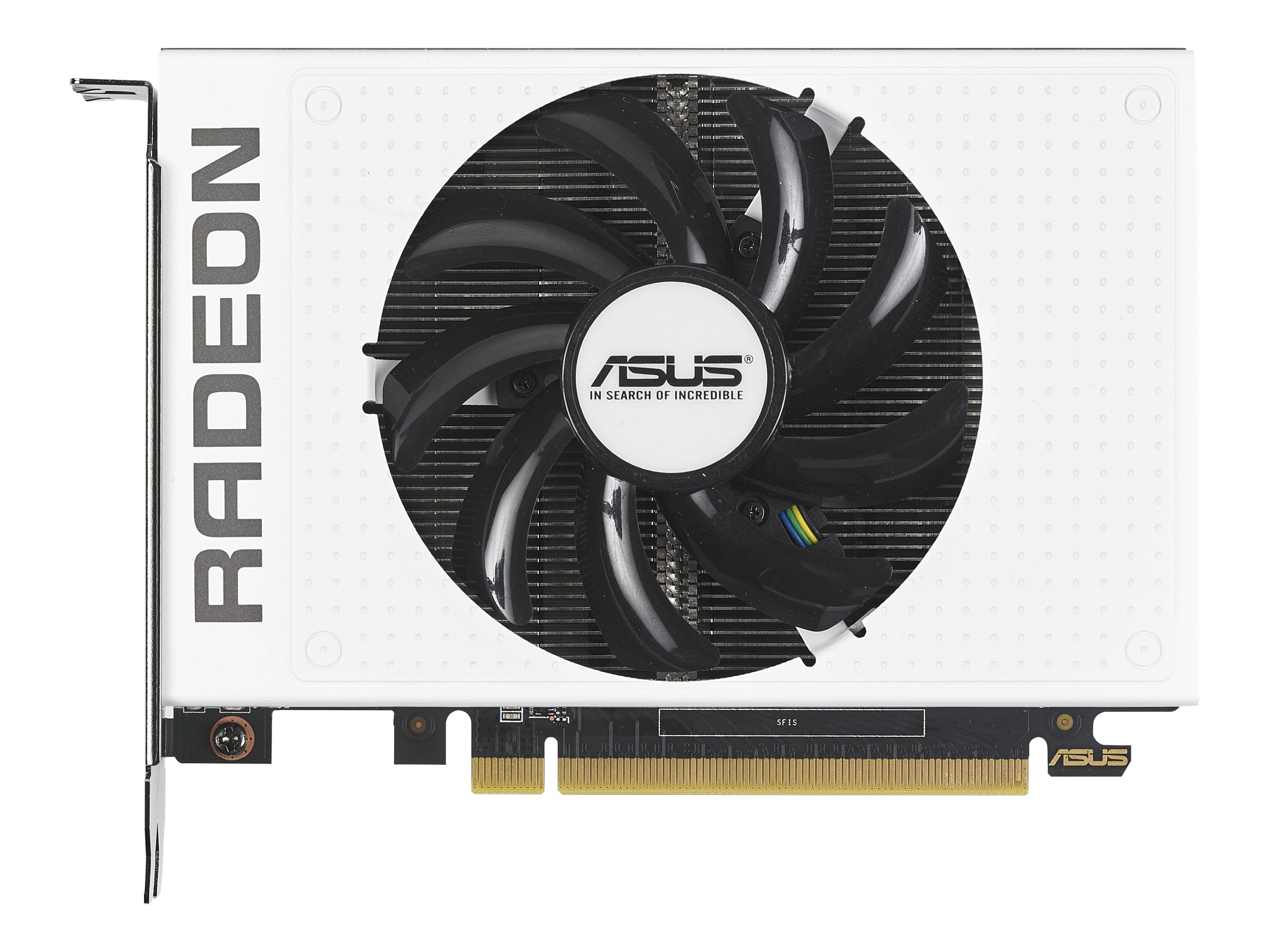ASUS R9NANO-4G-WHITE - Graphics card - Radeon R9 NANO - 4 GB HBM - PCIe 3.0 x16 - HDMI, 3 x DisplayPort - white - image 1 of 3