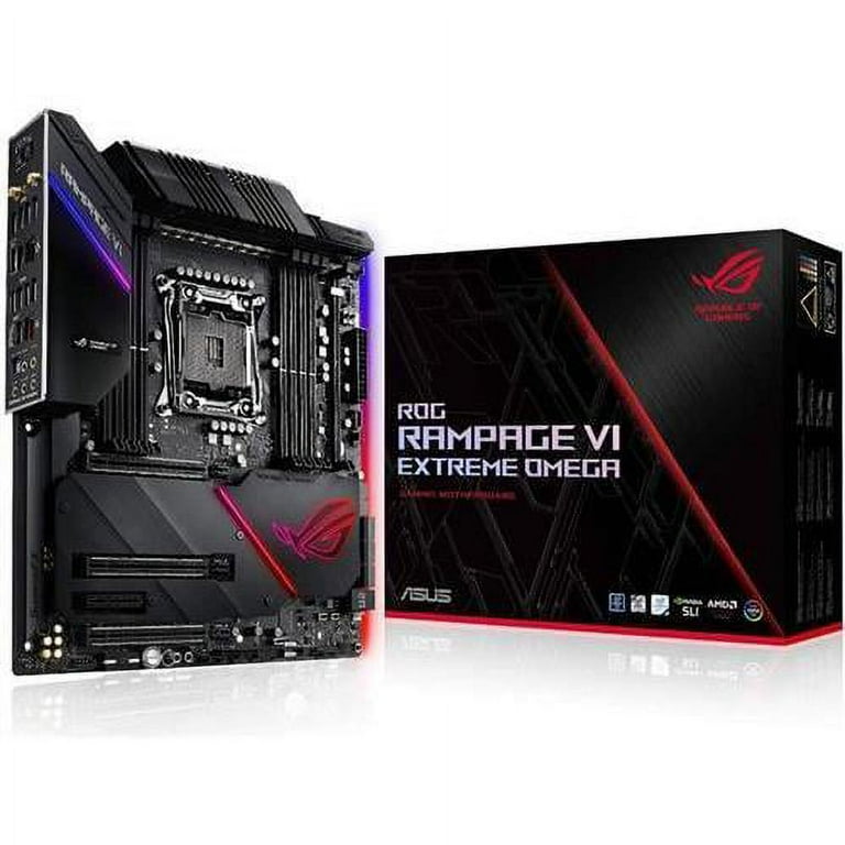 ASUS RMPGVIEXTROMEGA ROG Rampage VI Extreme Omega Intel X299 Chipset LGA2066 EATX Motherboard