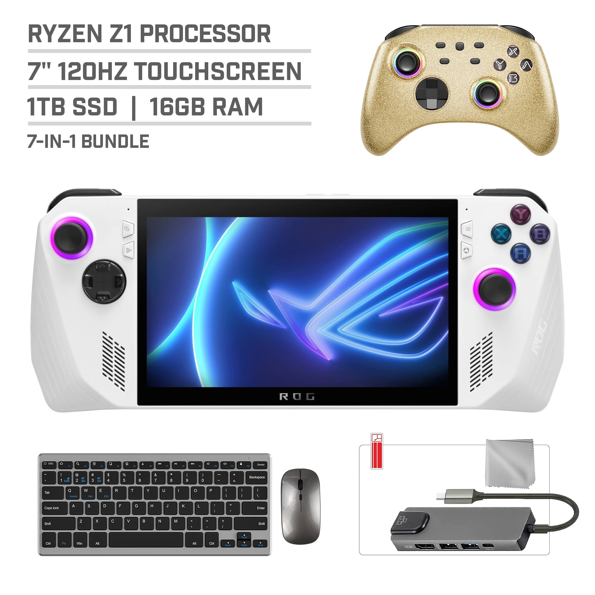 【セット】 ROG ALLY 512GB ASUS、7型ゲーム機「ROG Ally」Ryzen Z1 Extremeモデルの予約
