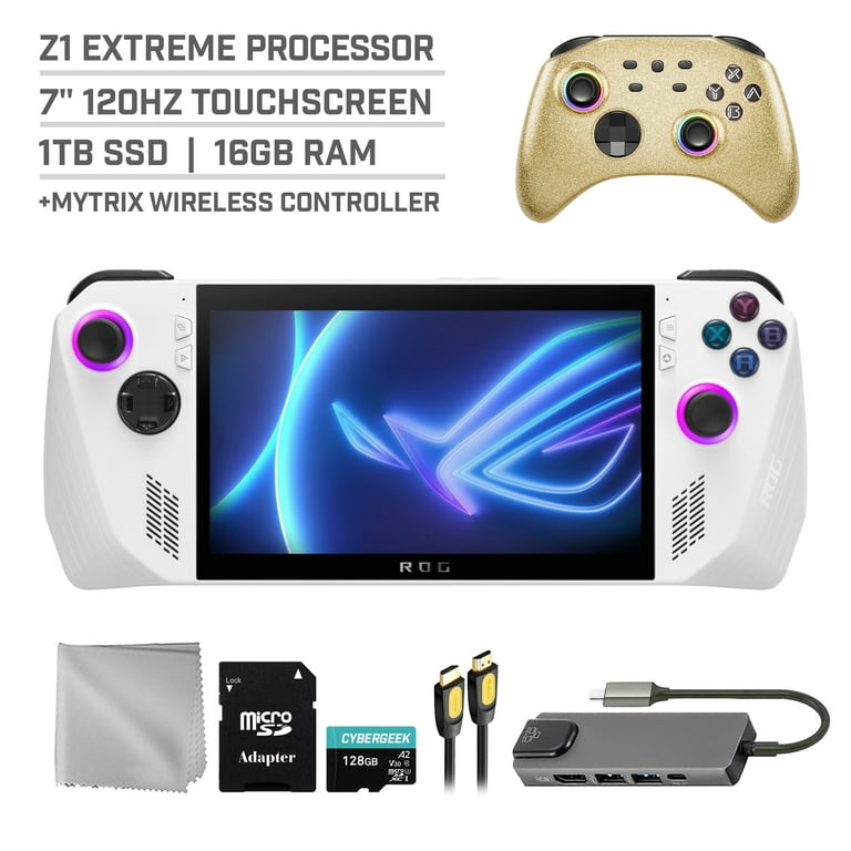 ASUS ROG Ally Handheld Video Game with 128GB MicroSD Card 