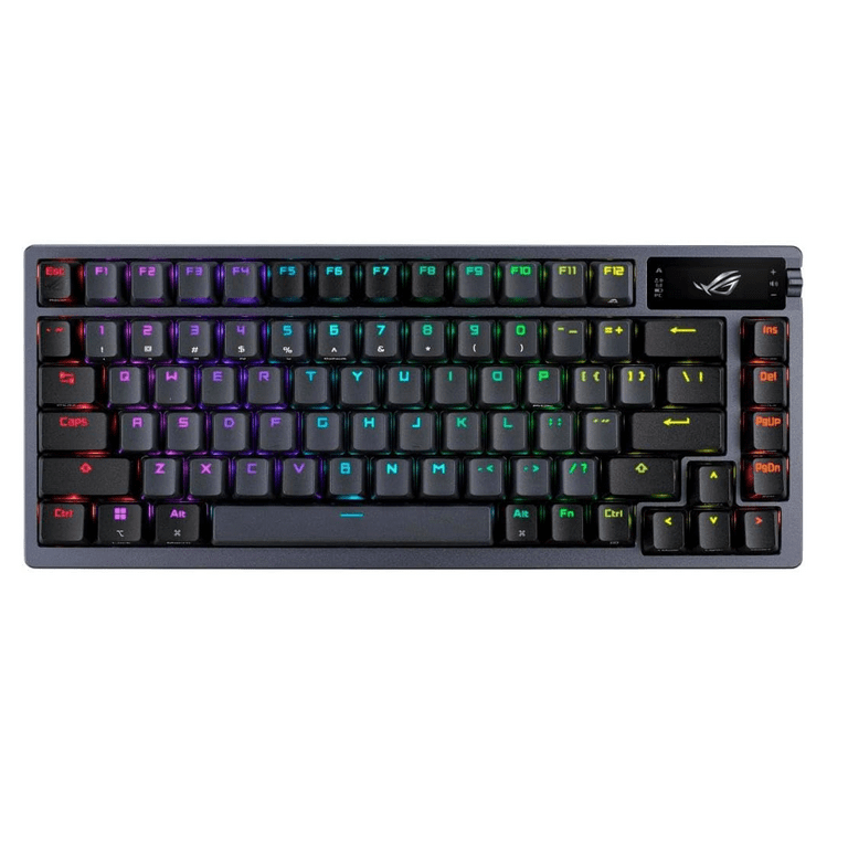 定価36200円 ROG AZOTH メカニカルキーボード US配列 ASUS ROG Azoth Gaming Keyboard, Wireless DIY RGB OLED Gasket-Mount