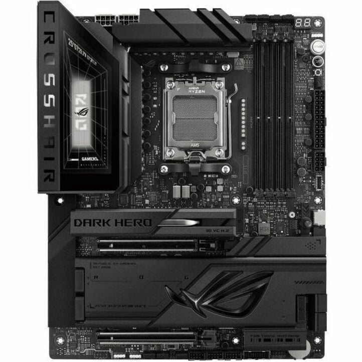 Asus ROG Crosshair X870E DARK HERO Gaming Desktop Motherboard, AMD X870E Chipset, Socket AM5, ATX