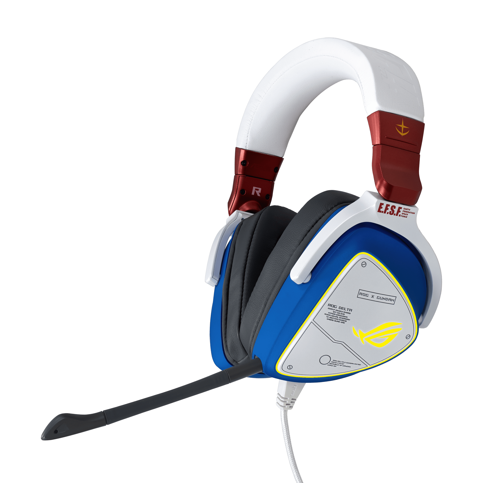 ASUS ROG Delta GUNDAM EDITION Gaming Headset (Limited Edition, AI