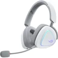 thumbnail image 1 of ASUS ROG Delta II Wireless Gaming Headset (50mm Titanium Drivers, ROG SpeedNova, 10mm Super-Wideband Mic, 110+HR Battery, DualFlow Audio, BT, 2.4 GHz, 3.5 mm, For PC, Switch, PS4, PS5, Xbox) - White, 1 of 9