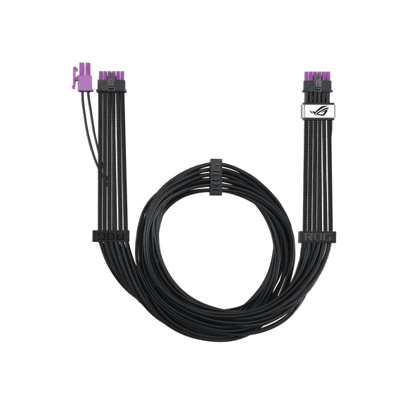 ASUS ROG Equalizer 12V-2x6 PCIe Cable (ATX 3.1 & PCIe 5.1, Load Balance PSU-to-ROG Equalizer Power, Reduction of Current Variation, Enhanced Graphics Card Protection), 3 Year Warranty