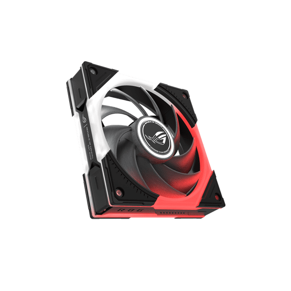 ASUS ROG Eurux GR120 ARGB PWM Fan Single Pack 120mm PWM Fan, 2600RPM, Patented Daisy-Chain Design, Exclusive Lighting Effects and Customizations