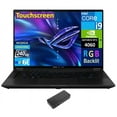 thumbnail image 1 of ASUS ROG Flow X16 2-in-1 Laptop 16.0in Touchscreen WQXGA Display (Intel i9-13900H, 32GB DDR5, 2x2TB SSD R1  (2TB), RGB KB, Thunderbolt 4, WiFi 6E, Webcam, Bluetooth 5.3, Win 11 Pro) w/USB-C Dock, 1 of 7