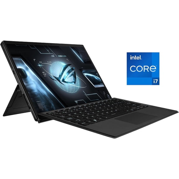 ASUS ROG Flow Z13 (2022) Gaming Laptop Tablet, 13.4" 120Hz FHD+ Display, NVIDIA GeForce RTX 3050, Intel Core i7-12700H, 16GB LPDDR5, 512GB PCIe SSD, Detachable RGB Keyboard, Windows 11, GZ301ZC-PS73