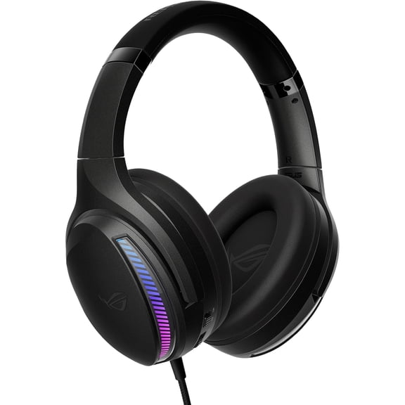 ASUS ROG Fusion II 300 Gaming Headset (AI Beamforming Mic with Noise Canceling, 7.1 Surround Sound, 50mm Driver, Hi-Res ESS 9280 Quad DAC, USB-C, for PC, Mac, PS4, PS5, Switch)- Black