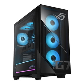 ASUS ROG GM700 Liquid Cooled Gaming Desktop Computer, AMD Ryzen 7 9800X3D 4.7GHz, 32GB RAM, 2TB SSD, NVIDIA GeForce RTX 5080 PRIME 16GB, Windows 11 Home, Black