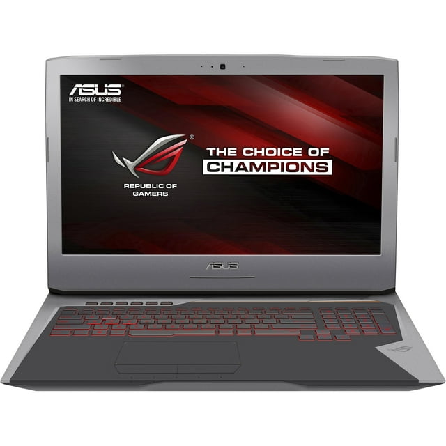 ASUS ROG G752VT-DH72 17 Inch Gaming Laptop, Nvidia GeForce GTX 970M 3 GB VRAM, 16 GB DDR4, 1 TB, 128 GB NVMe SSD