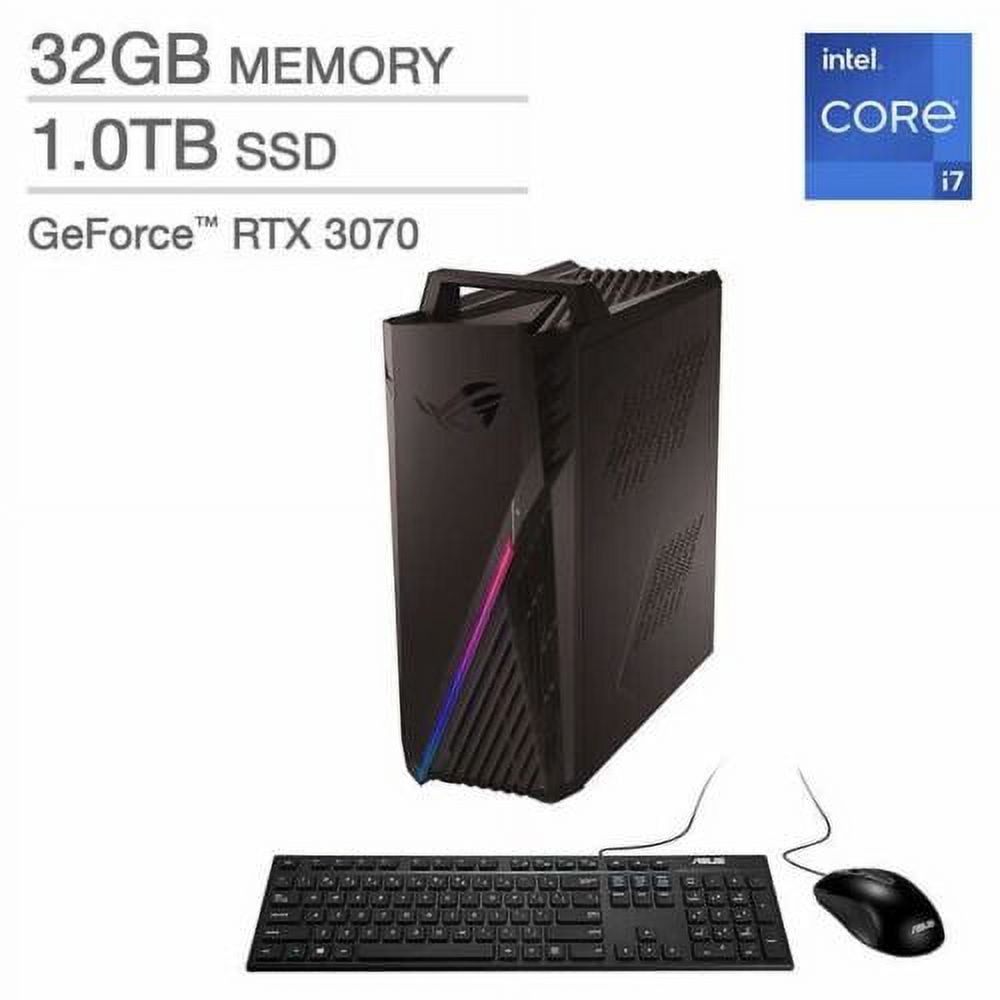 ASUS ROG Gaming Desktop Intel Core i712700 GeForce RTX 3070