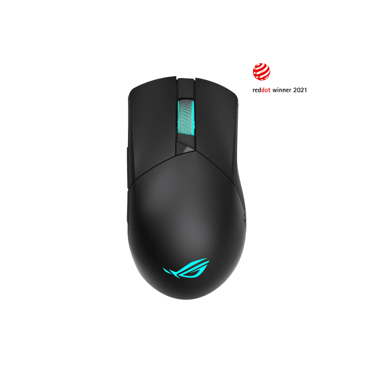 ASUS Optical Gaming Mouse - ROG Gladius II Core | Ergonomic Right-hand Grip  | Lightweight PC Gaming Mouse | 6200 DPI Optical Sensor | Omron Switches 