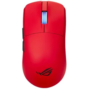 ASUS ROG Harpe II Ace Wireless Esports Gaming Mouse – Pro-Tested, Right-Handed, 48g Lightweight, Tri-Mode Connectivity, 42K DPI, 8K Polling, 101Hr Battery, Web-Based Tool, PC/Mac Support – Lava Red
