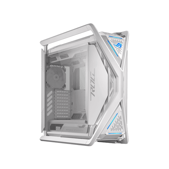 ASUS ROG Hyperion GR701 EATX full-tower computer case with Semi-open structure, tool-free side panels, supports up to 2 x 420mm radiators, built-in graphics card holder, 2x front panel Type-C
