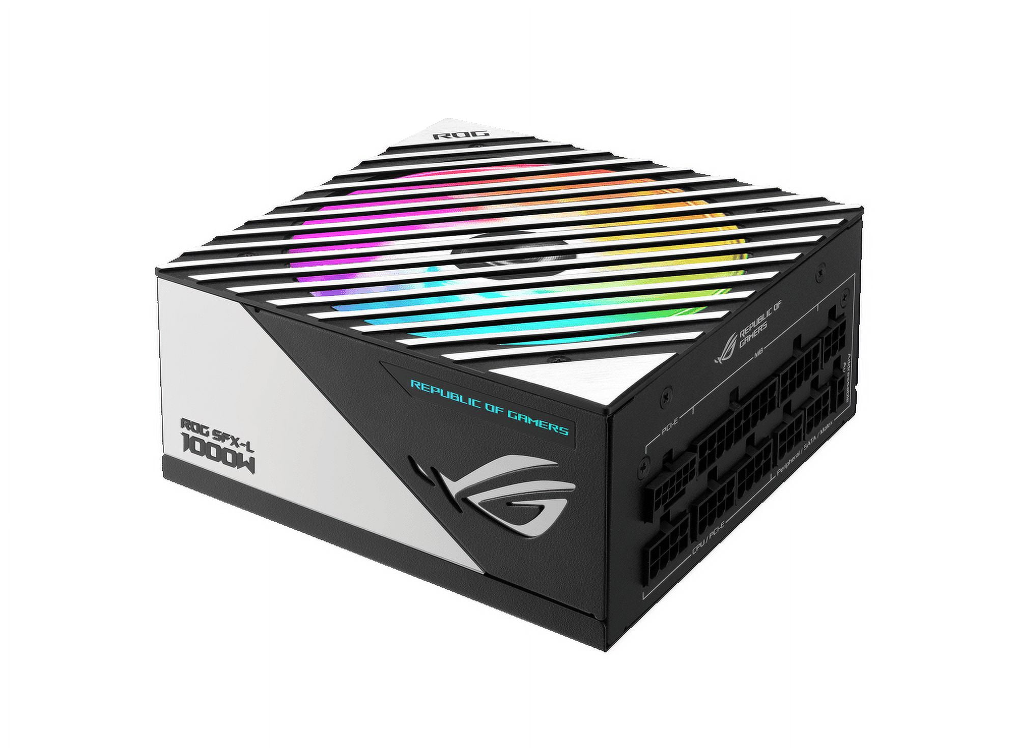 ASUS ROG Loki SFX-L 1000W Platinum (Fully Modular Power Supply, 80+ Platinum, 120mm PWM ARGB Fan, Aura Sync, ATX 3.0 Compatible, PCIe 5.0 Ready)