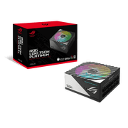 ASUS ROG Loki SFX-L 750W Platinum Fully Modular Power Supply, 80+ Platinum, Lambda A Certified, 120mm PWM ARGB Fan, Aura Sync, ATX 3.0 Compatible, PCIe 5.0 Ready