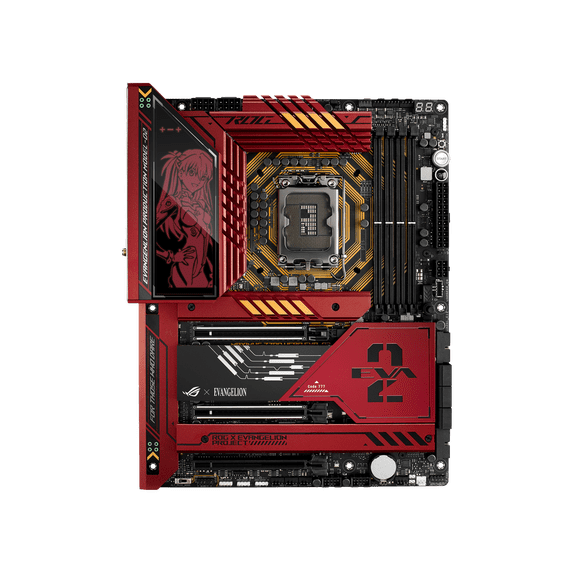 ASUS ROG MAXIMUS Z790 HERO EVA-02 EDITION LGA 1700 (Intel 13th &12th Gen) ATX Gaming motherboard (DDR5, 5x M.2 slots, PCIe 5.0 NVMe SSD slot on Hyper M.2 Card, PCIe 5.0 x16, Wi-Fi 6E)
