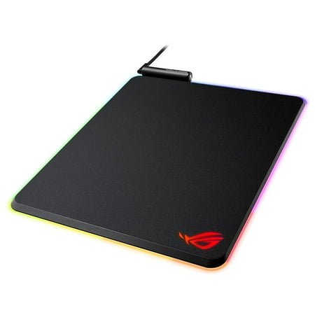 ASUS ROG Balteus RGB Gaming Mouse Pad - USB Port | Aura Sync RGB Lighting | Hard Micro-Textured Gaming-Optimized Surface & Nonslip Rubber Base