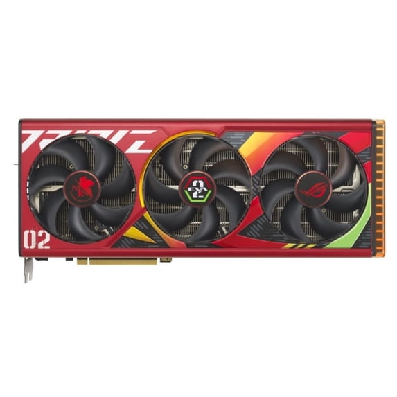 ASUS ROG NVIDIA GeForce RTX 4090 Graphics Card with 24GB GDDR6X Single, Red Orange