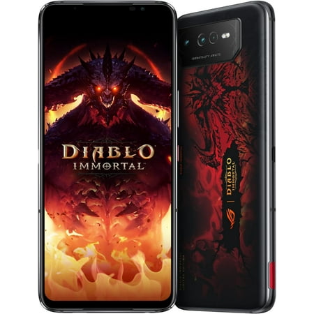 ASUS ROG Phone 6 AI2201 Diablo Immortal Edition Dual SIM 16GB 512GB ROM GSM Unlocked- Hellfire Red