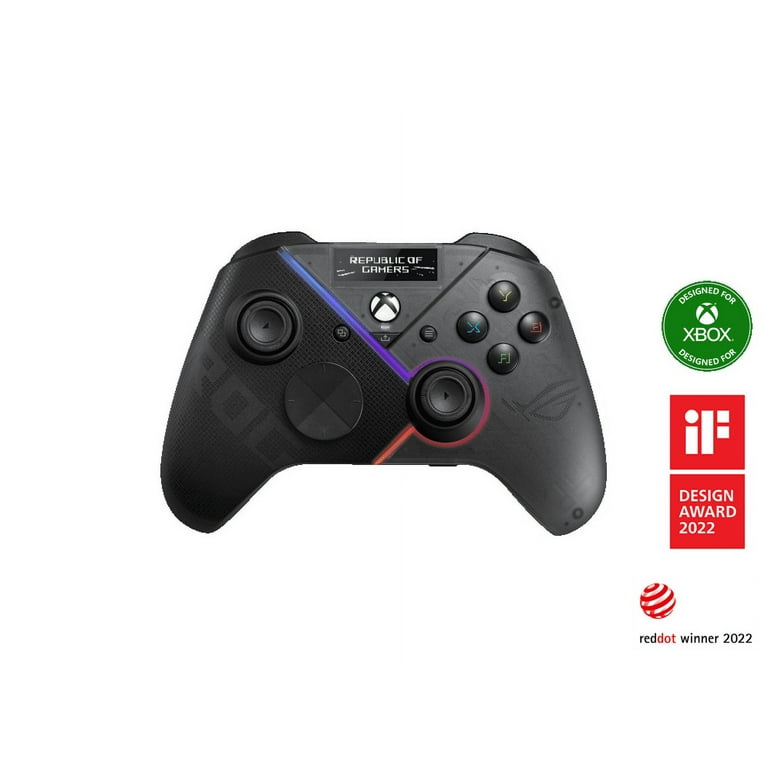 ASUS ROG Raikiri Pro Gaming Controller with OLED, Tri-Mode ASUS ROG Raikiri Pro Gaming Controller with OLED, Tri-Mode