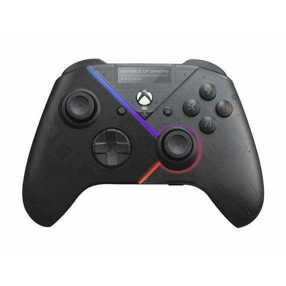 ASUS ROG Raikiri officially licensed Xbox controller, remappable buttons & triggers, 2 rear buttons, step & linear triggers, adjustable joystick sensitivity, 3.5mm jack with ESS DAC, for PC and Xbox