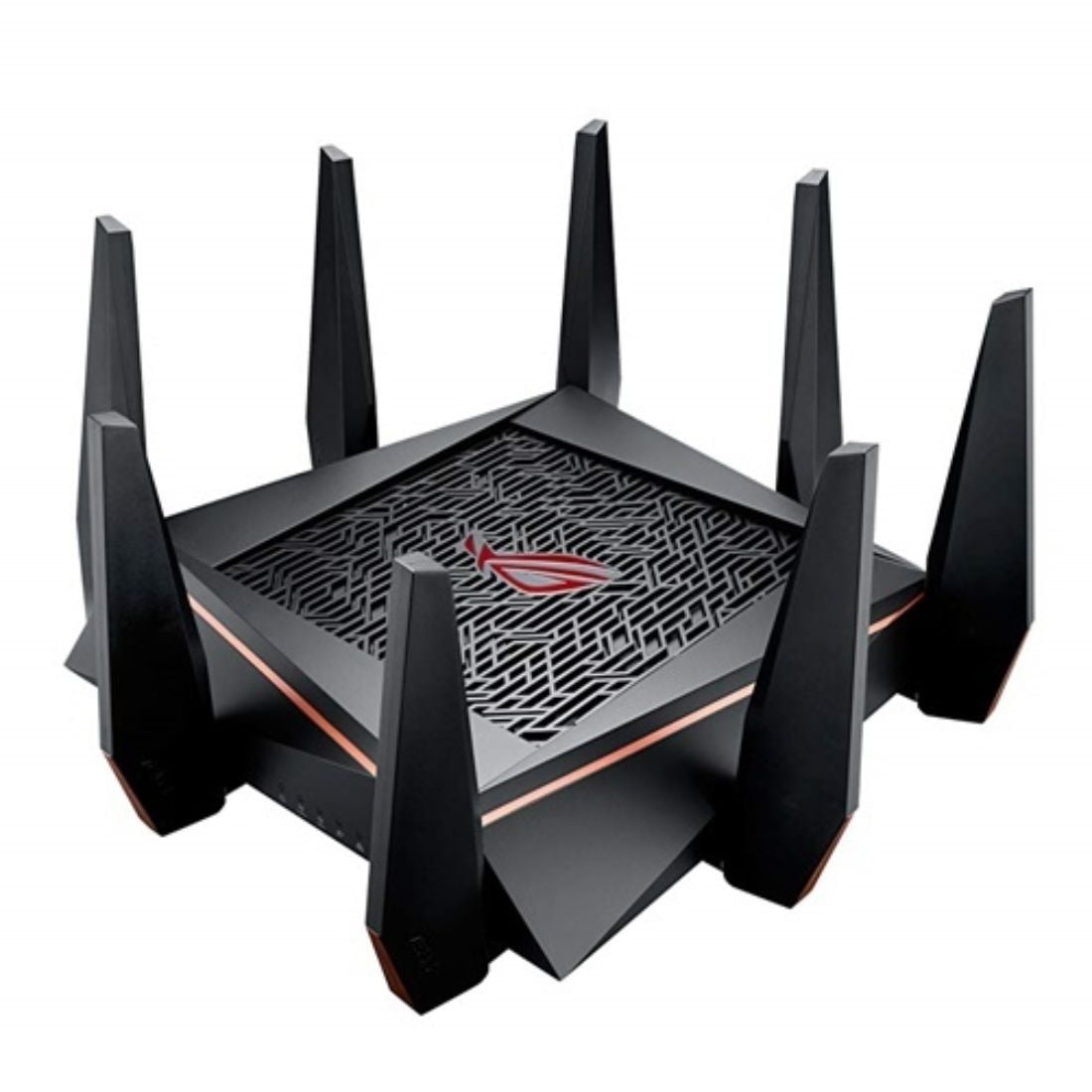 ASUS ROG Rapture WiFi Gaming Router (GT-AC5300) - Tri Band Gigabit Wireless Router, Quad-Core CPU, WTFast Game Accelerator, 8 GB Ports, AiMesh Compatible, Included Lifetime Internet Security