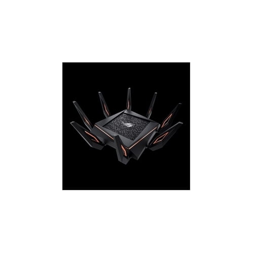 ASUS ROG Rapture GT-AX11000 AX11000 Tri-band 10 Gigabit WiFi Router, AiProtection Lifetime Security by Trend Micro, AiMesh compatible for Mesh Wi-Fi System, Next-Gen Wi-Fi 6, Wireless 802.11Ax