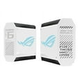 thumbnail image 1 of ASUS ROG Rapture GT6 (2PK) Tri-Band WiFi 6 Gaming Mesh WiFi System, covers up to 5,800 sq ft, 2.5 Gbps port, triple-level game acceleration, ASUS RangeBoost Plus, UNII 4, Moonlight White, 1 of 4