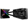 thumbnail image 1 of ASUS ROG Ryujin II 240 RGB all-in-one liquid CPU cooler 240mm Radiator (3.5" color LCD, 2x Noctua iPPC 2000 PWM 120mm radiator fans, compatible with Intel LGA1700,1200 and AM4 socket), 1 of 3