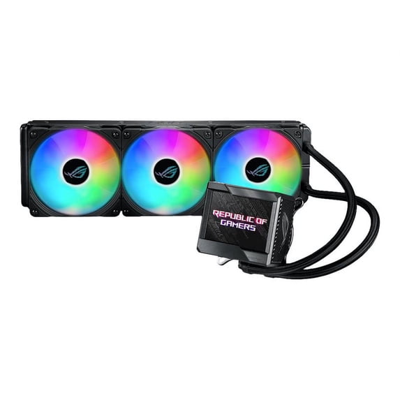 ASUS ROG Ryujin II 360 ARGB - Processor liquid cooling system - (for: LGA2011, LGA2011-3, AM4, LGA2066, TR4, LGA1200, LGA1700, LGA115x Socket) - aluminum - 120 mm - black