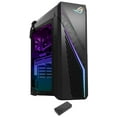 thumbnail image 1 of ASUS ROG STRIX G16CH Gaming Desktop PC (Intel i7-14700F 20-Core, GeForce RTX 4070 12GB, 16GB DDR5 5600MHz RAM, 128GB PCIe SSD + 1TB HDD (3.5), Wifi, Bluetooth, Win 10 Pro) with USB-C Dock, 1 of 7