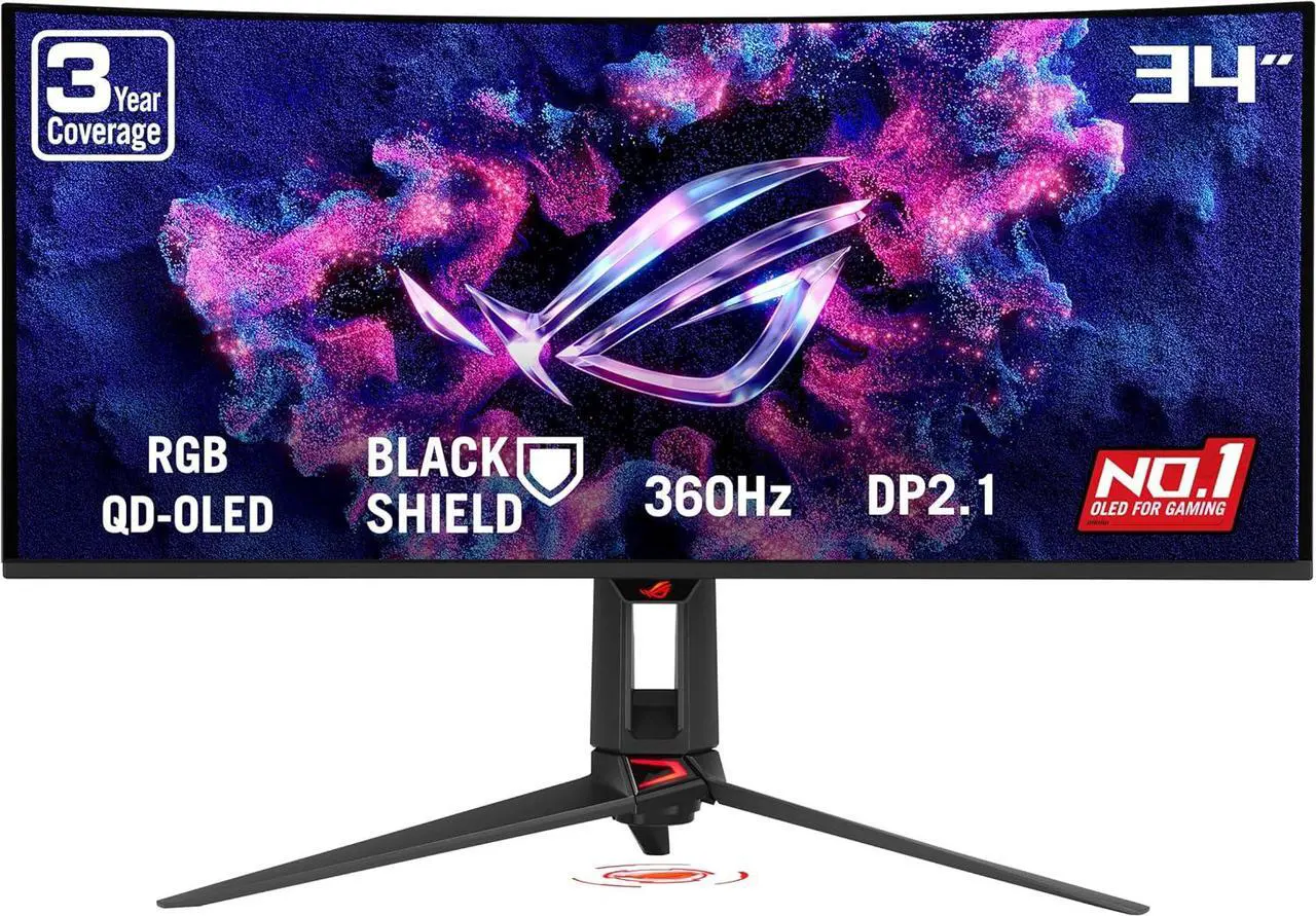 ASUS ROG SWIFT 34 inch QHD 2K 1440P 360Hz AMD FreeSync Premium Pro