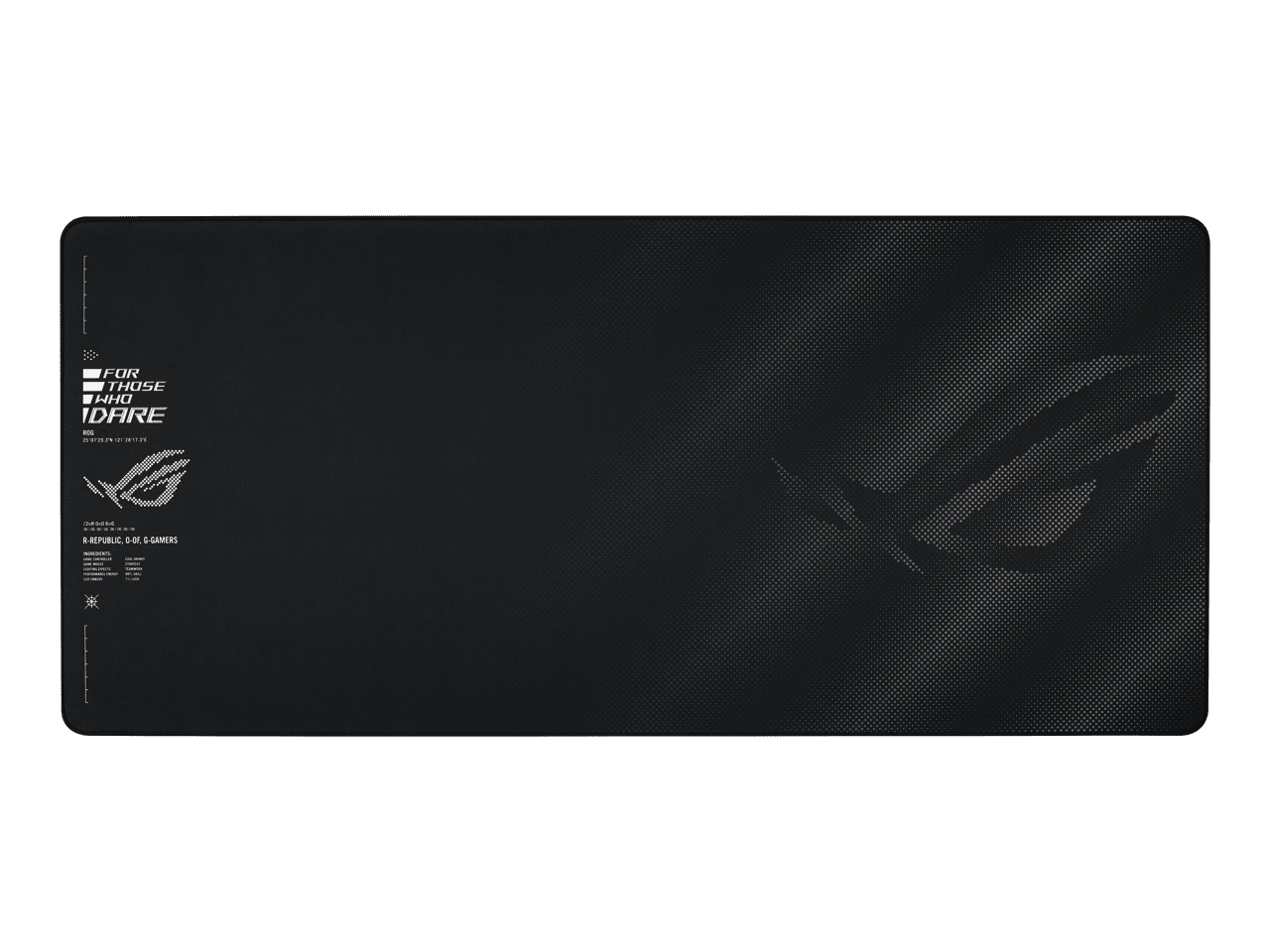 ASUS ROG Sheath II XXL Gaming Mouse Pad - 35.4" x 15.7" (XXL Size), Advanced Cooling Fabric, 1.5X Smoother Textile-Weave Surface, Flat-Stitched Durable Edges, Non-Slip Base - Black