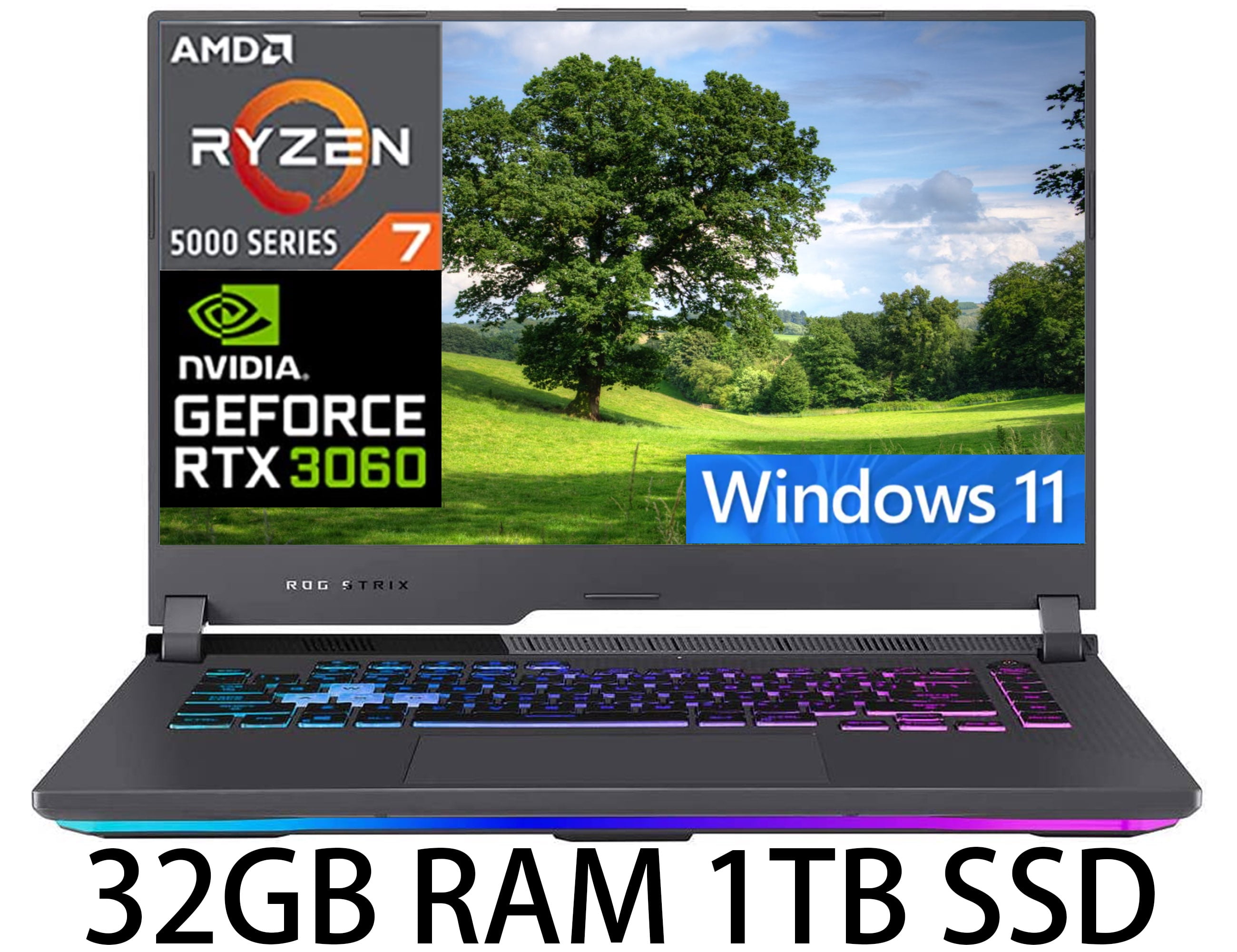 Laptop I7 4800h 11370h 4800h ASUS ROG Strix 15 Gaming Laptop, FHD