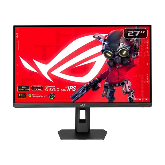 ASUS ROG Strix 27 1440P HDR Gaming Monitor (XG27ACMES) QHD (2560x1440), 255Hz, 0.3ms, Fast IPS, Extreme Low Motion Blur Sync
