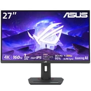 ASUS ROG Strix 27  4K Gaming Monitor, UHD 3840x2160 Fast IPS, 160Hz Refresh Rate, 1ms GTG, 130% sRGB, HDR400, G-SYNC Compatible, HDMI 2.1, USB-C with DP Alt Mode, Tripod Socket, Adjustable Stand