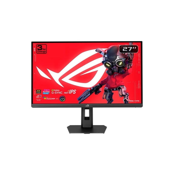Asus ROG Strix XG27UCGR 27" Class 4K UHD Gaming LCD Monitor - 16:9 - 27" Viewable - Fast IPS - 3840 x 2160 - 1073.7 Million Colors (10-bit) - Adaptive Sync/FreeSync Premium/G-sync Compatible - 400 ...